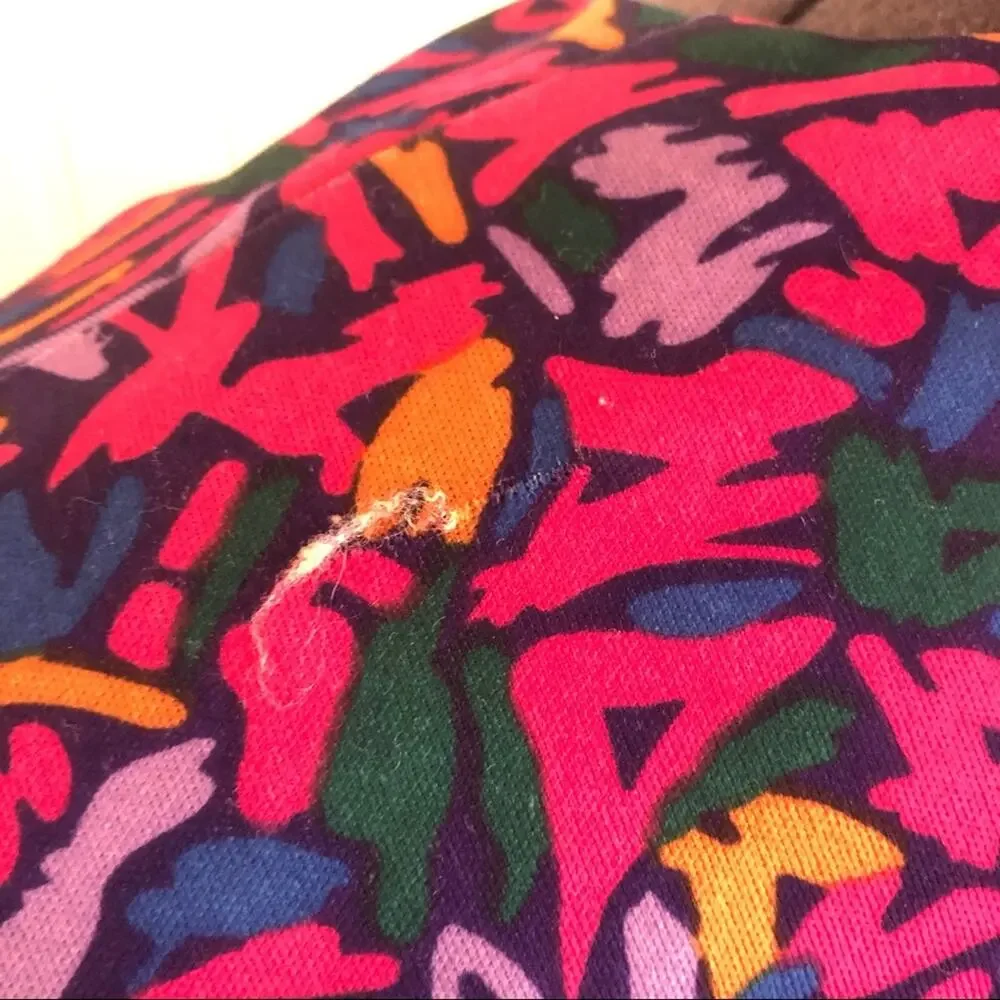Vintage 80s Matching Set Tunic and Skirt Colorful Gloria Vanderbilt Suit Large